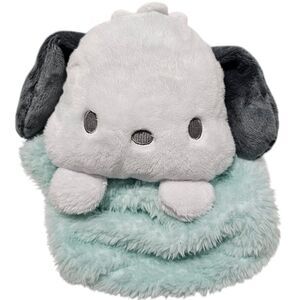 Pochacco Sanrio Soft Pouch 12" Blue & White Collectible Plush